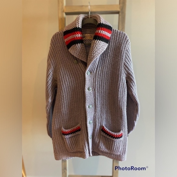 𝅺VINTAGE curl-rite by rice sportswear curling sweater - Picture 1 of 7